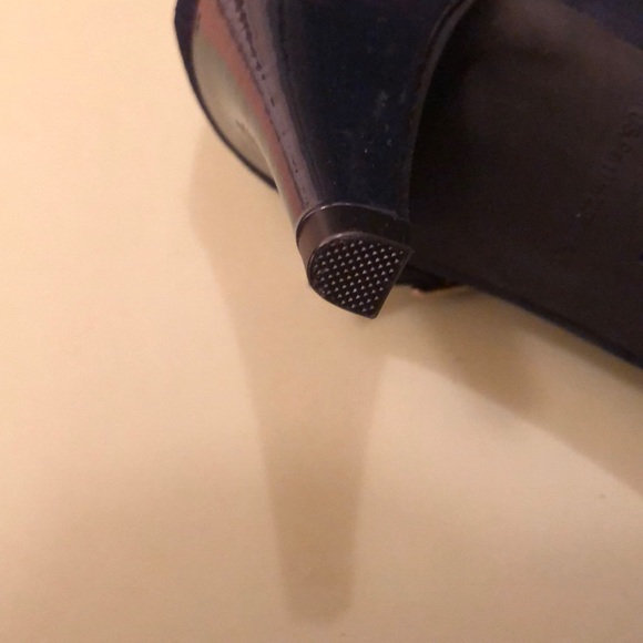 New navy bleue heels with strap - Picture 9 of 11